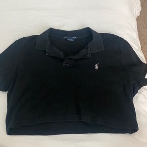 Ralph Lauren crop top black/navy